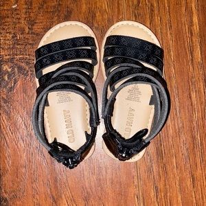 2 for $10 Black strappy sandals size 5